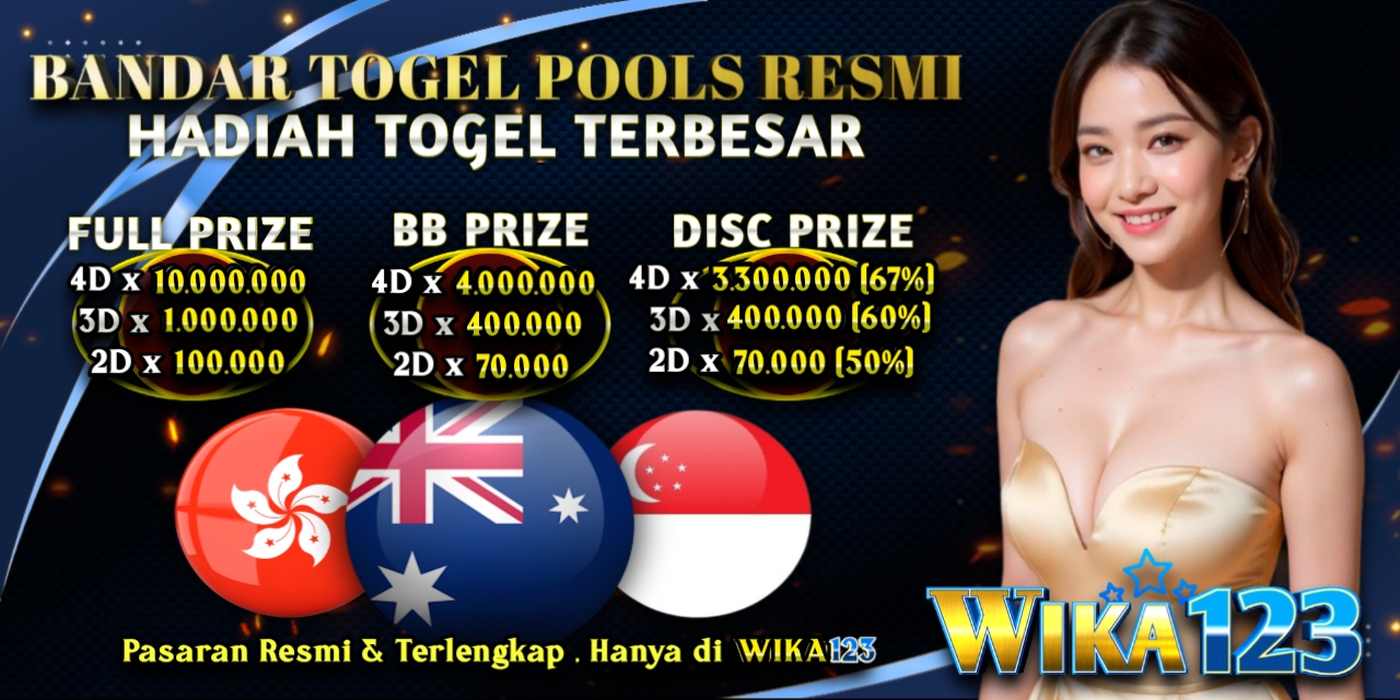 WIKA123 ⚡️ Kenali Link Togel Online Penuh Kejutan Jackpot Melimpah Hanya Bersama Agen Toto 4D Resmi